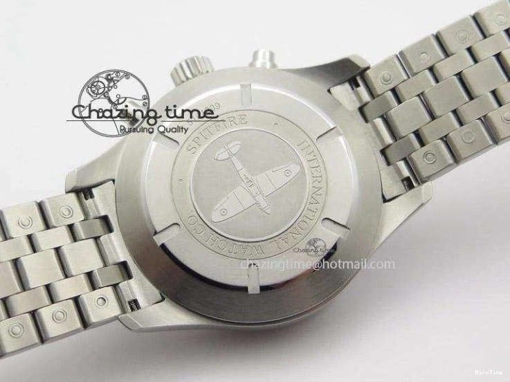 MIROTIME 0413 Pilot Spitfire Chrono ZF Best Edition Gray Dial On SS Bracelet A WrinkleFree 7357